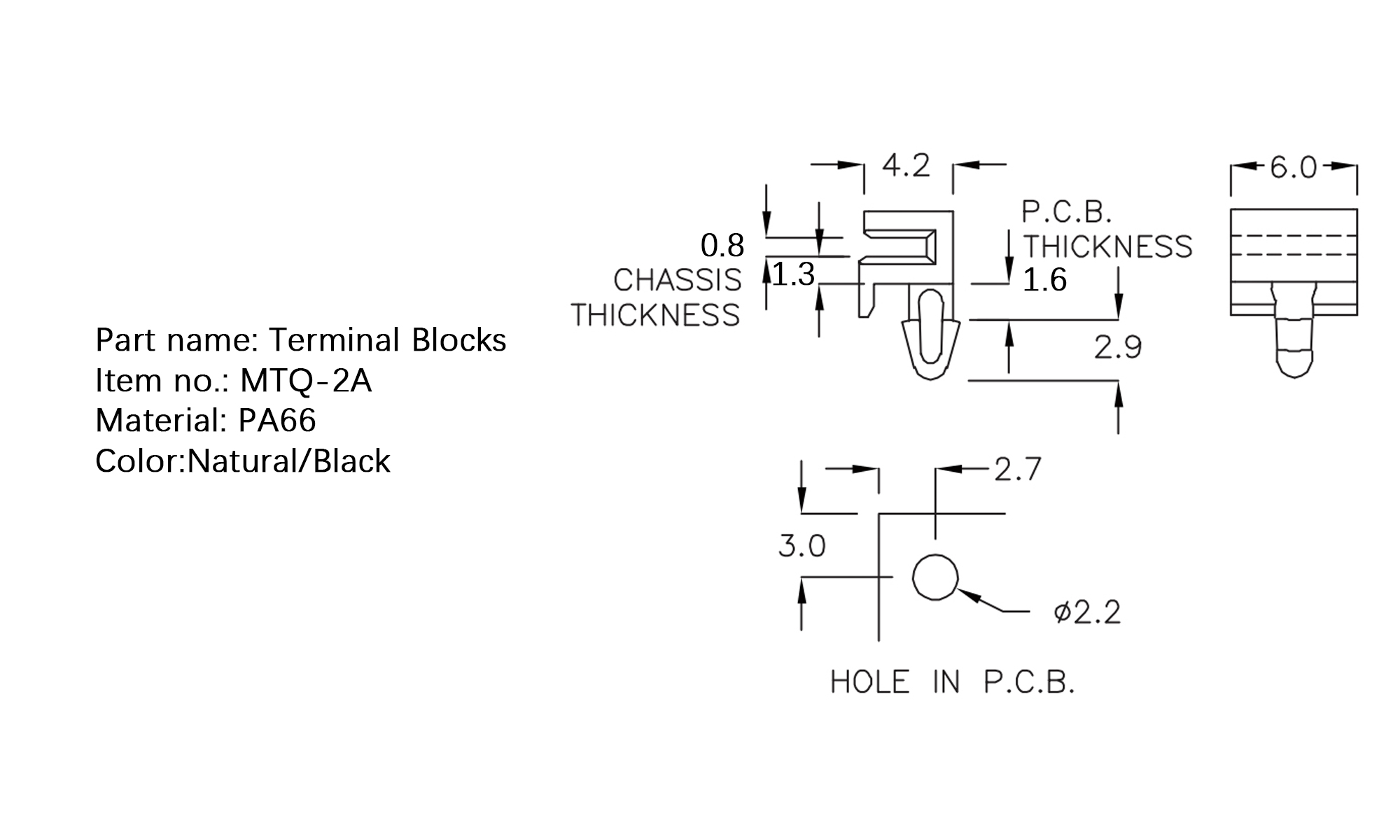 Terminal Blocks MTQ-2A